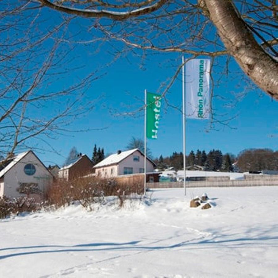 Rhoen Panorama Hostel Poppenhausen Bagian luar foto